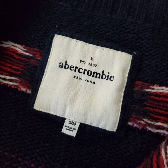 Vintage Abercrombie & Fitch chunky open cardigan S/M - Picture 4 of 8